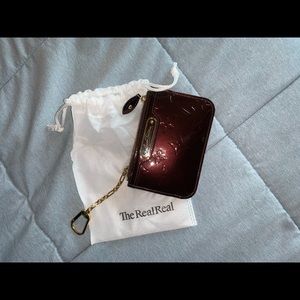 Louis Vuitton Vernis Key Pouch Amarante